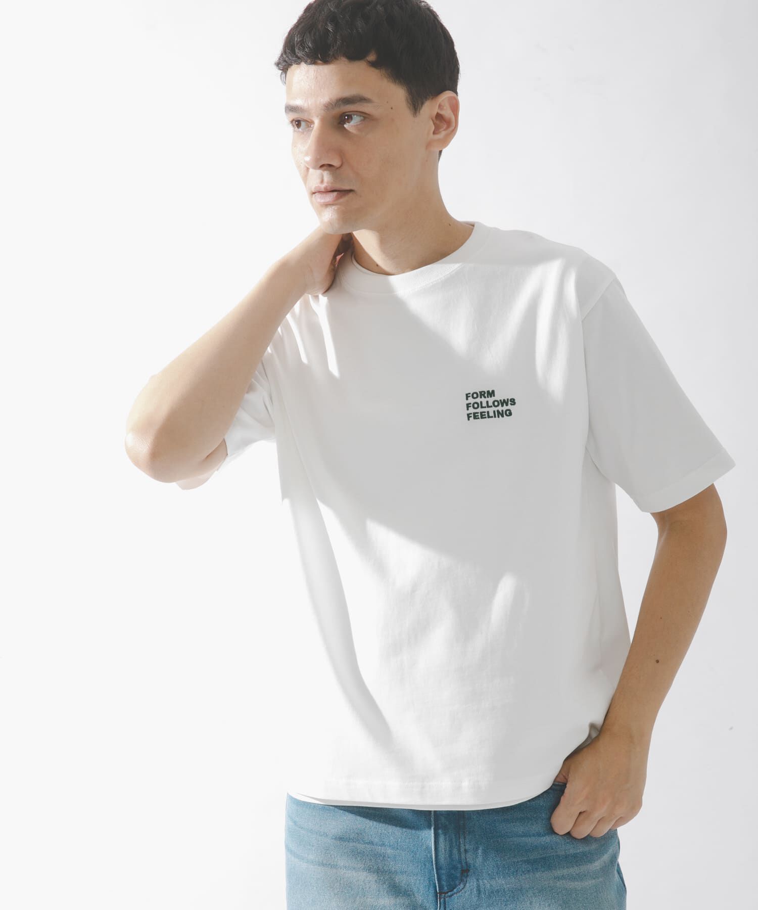 Sonny Label 「ワンポイント刺繍ショートスリーブTシャツ」|Tシャツ・カットソー|