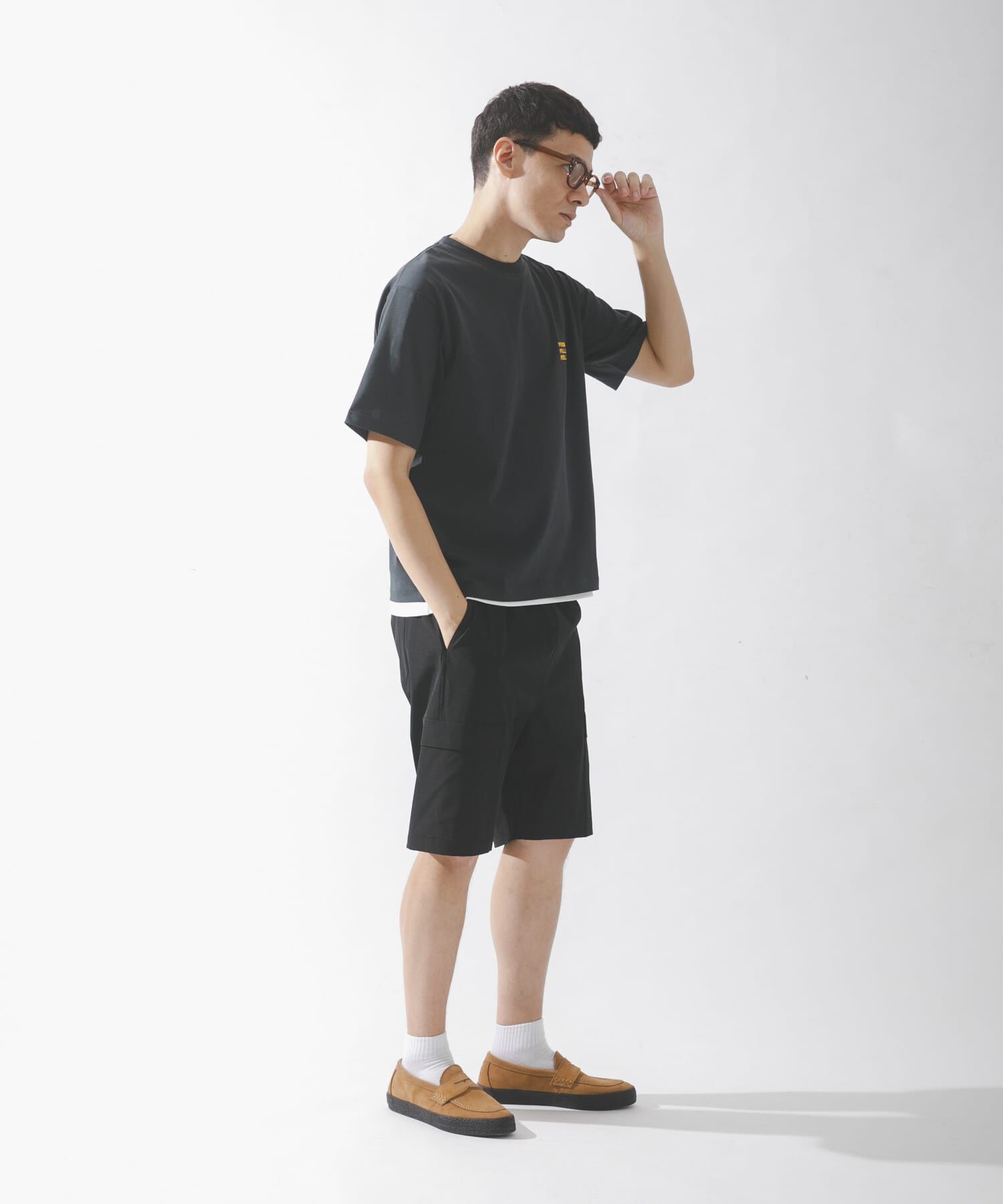 Sonny Label 「ワンポイント刺繍ショートスリーブTシャツ」|Tシャツ・カットソー|
