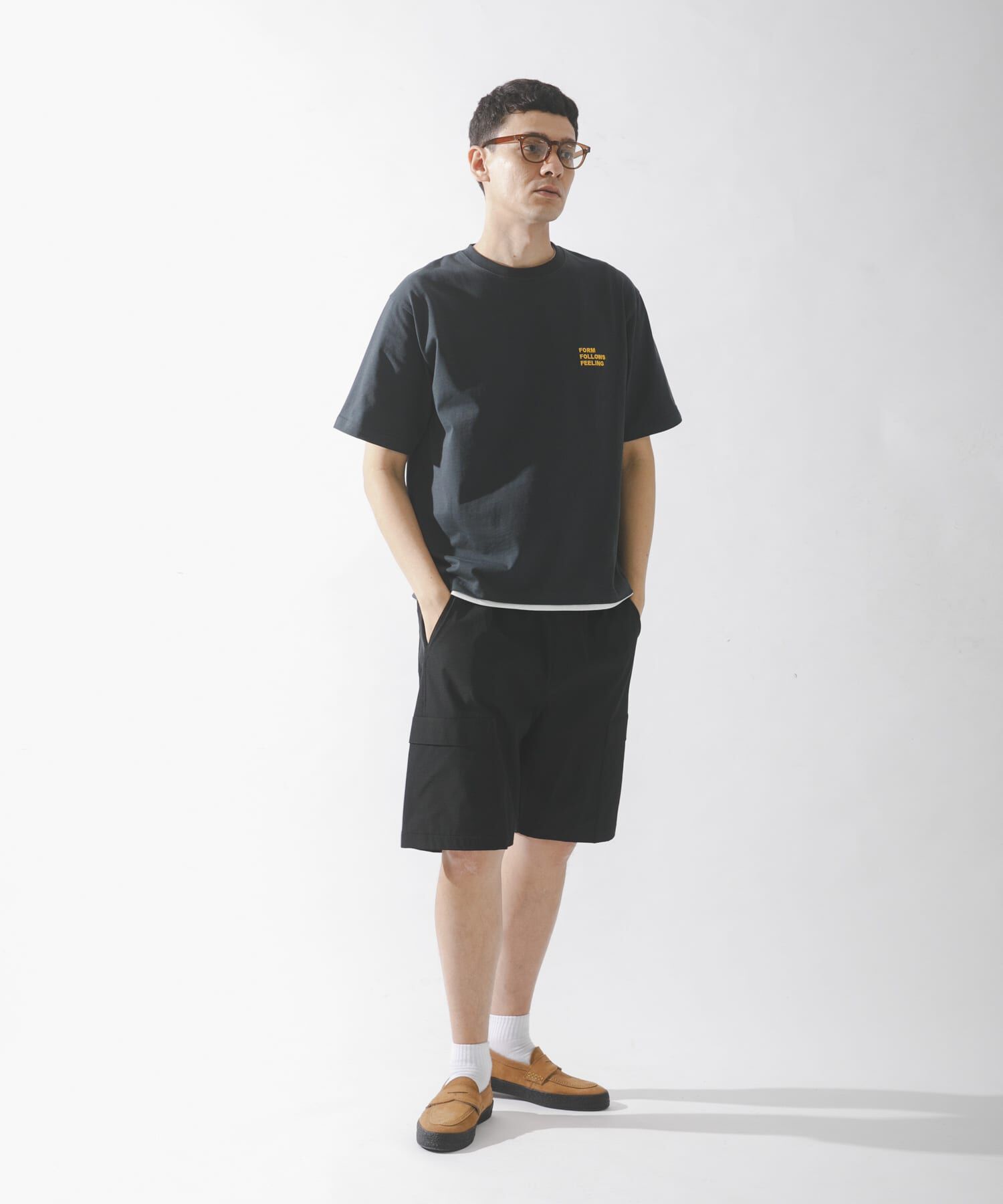 Sonny Label 「ワンポイント刺繍ショートスリーブTシャツ」|Tシャツ・カットソー|