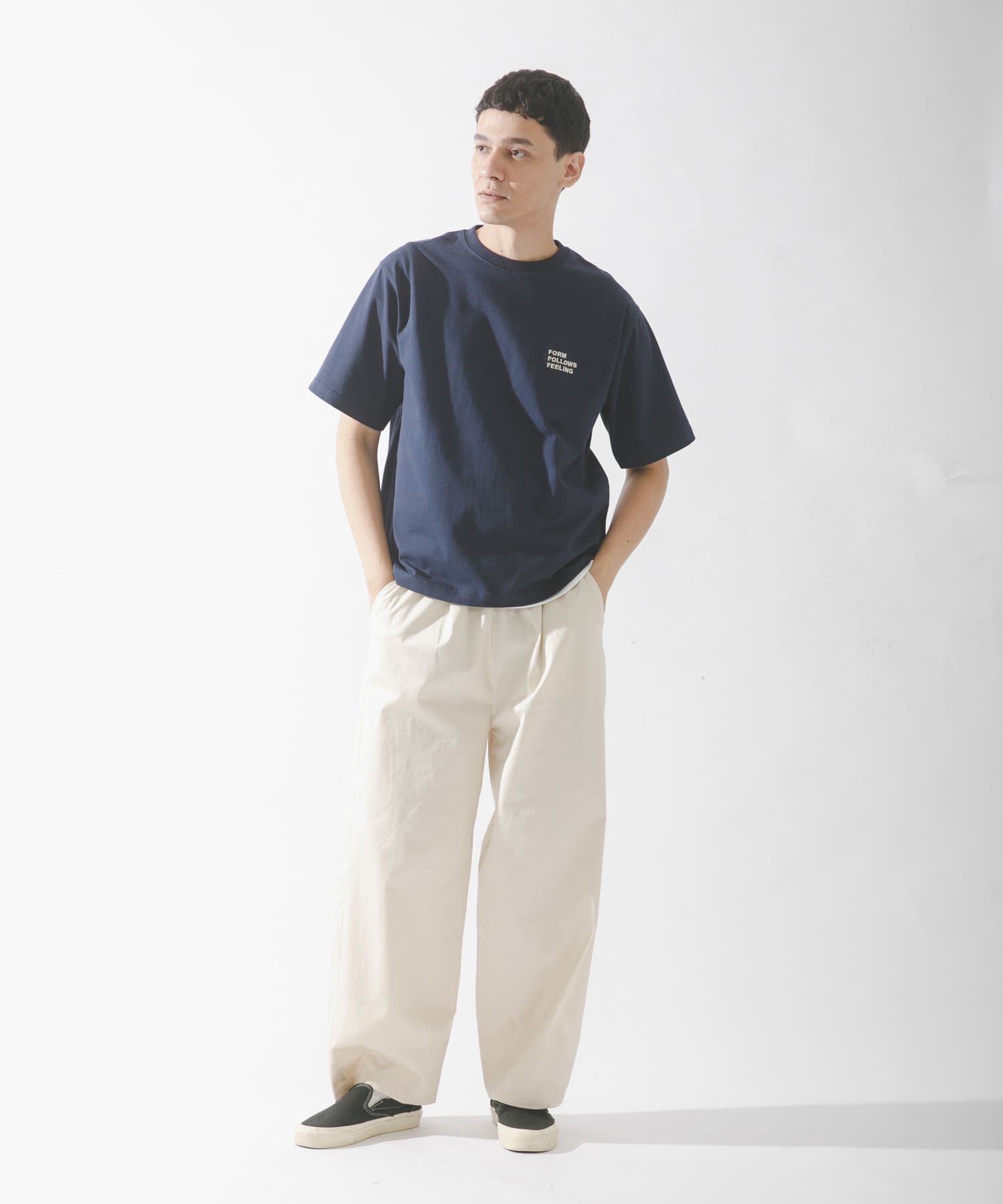 Sonny Label 「ワンポイント刺繍ショートスリーブTシャツ」|Tシャツ・カットソー|
