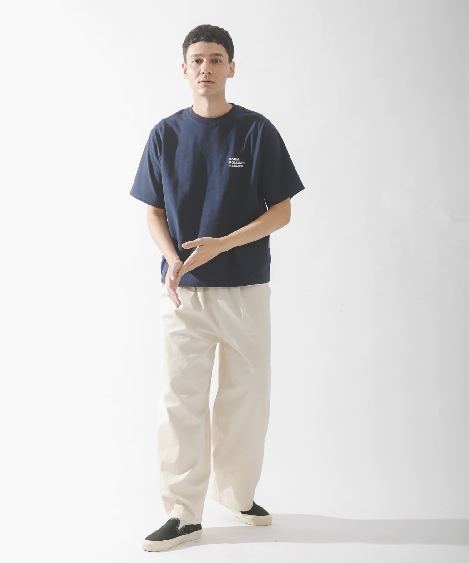 Sonny Label 「ワンポイント刺繍ショートスリーブTシャツ」|Tシャツ・カットソー|
