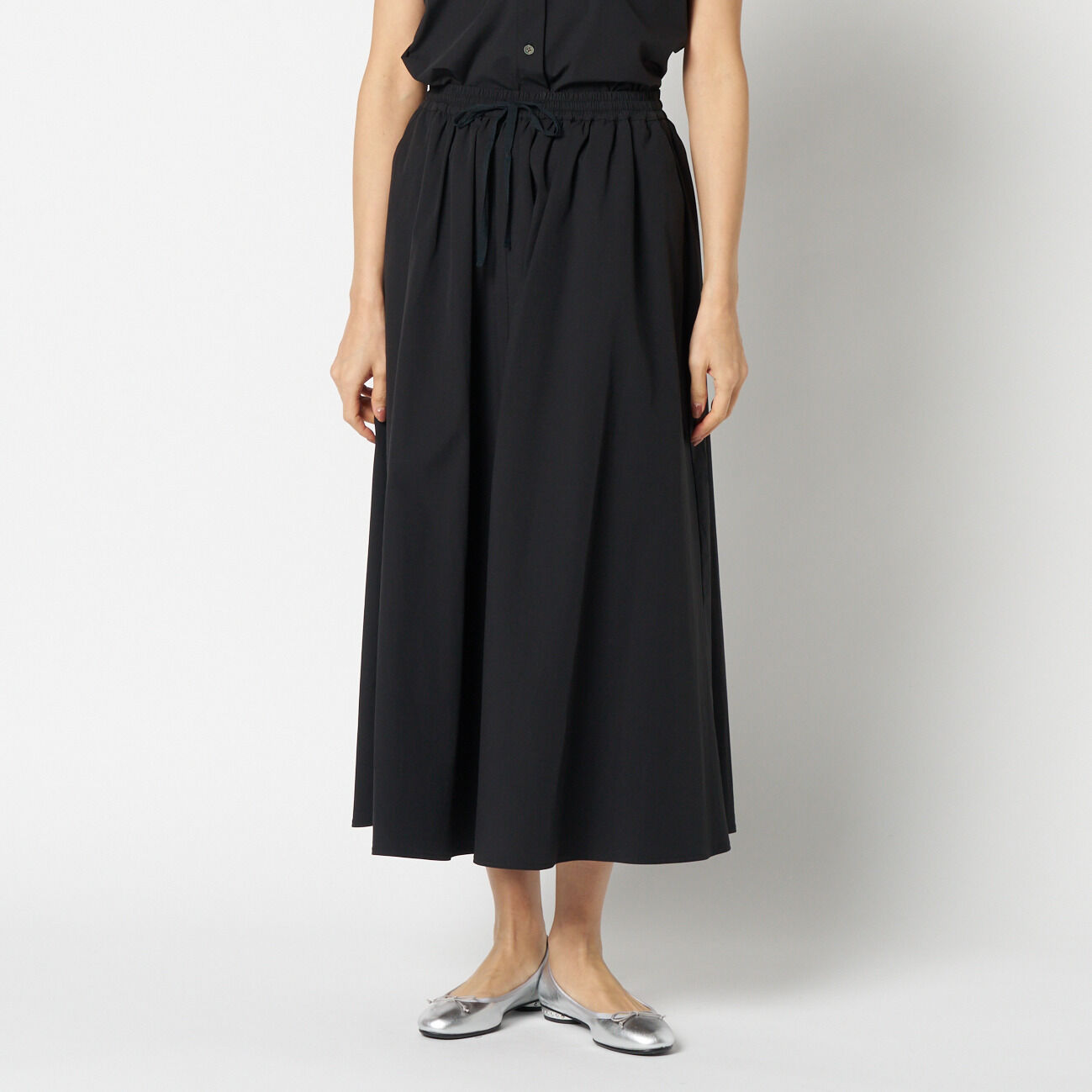 HELIOPOLE「HELIOPOLE DRAWSTRING GATHERED SKIRT」|スカート|
