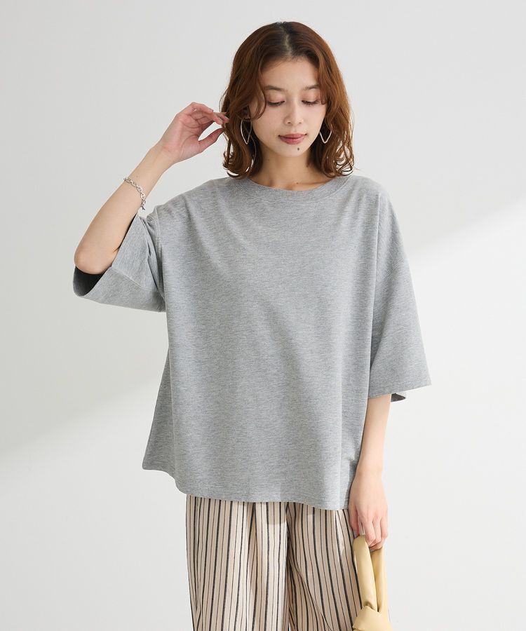 Green Parks「・SUGAR SPOON ミニウラケワイドTEE」|スウェット・ジャージ|Gray Mixture