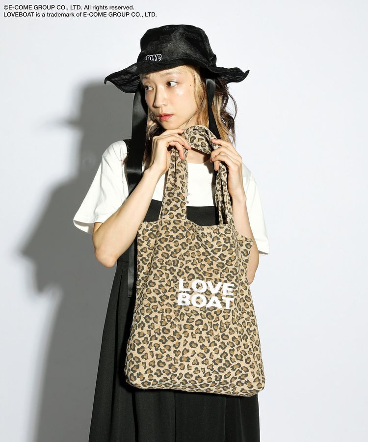 Green Parks「■LOVEBOAT レオパードトートバッグ」|トートバッグ|Leopard