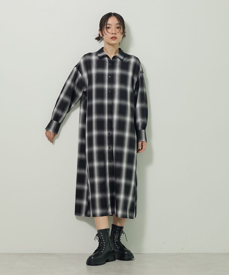 Green Parks「ロングシャツワンピース」|ワンピース|