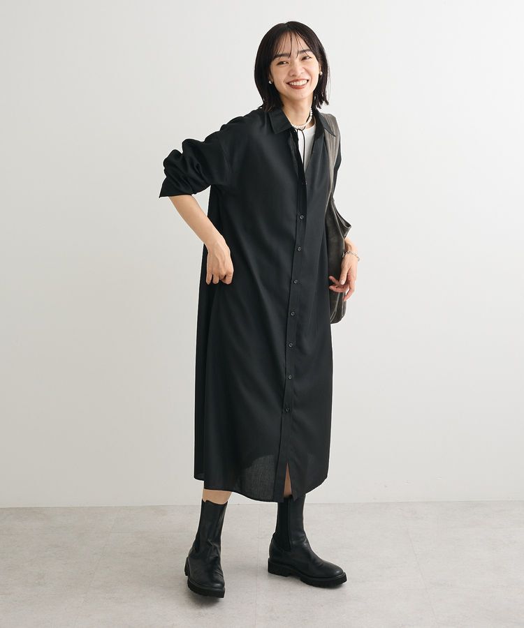 Green Parks「ロングシャツワンピース」|ワンピース|