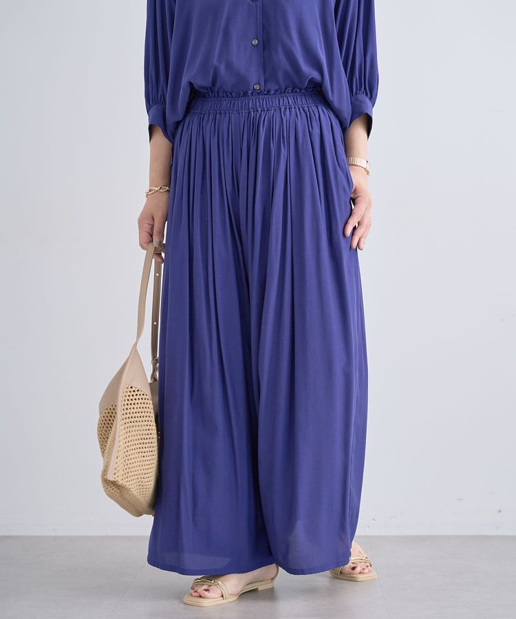 Green Parks「接触冷感シルキータッチローンスカーチョ」|その他|Blue