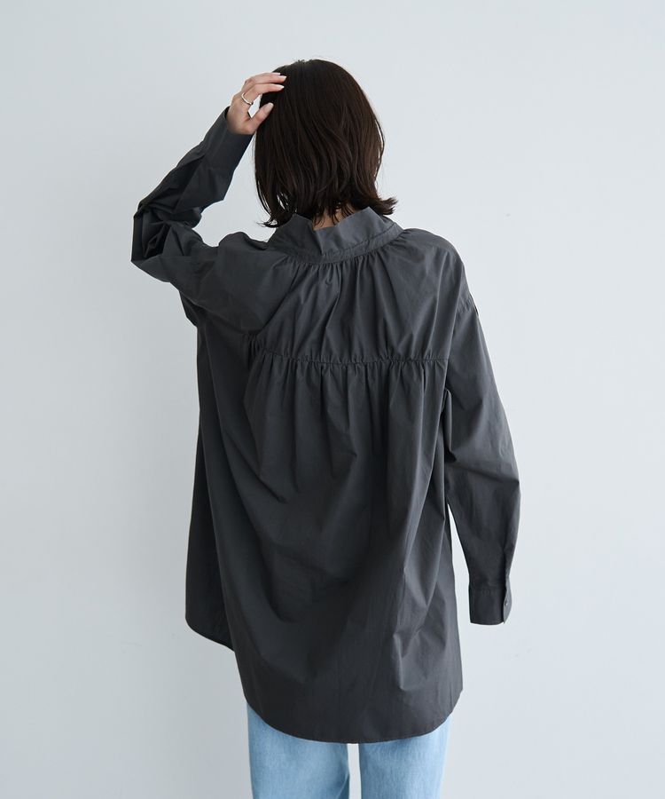 YECCA VECCA「タイプライタースキッパーオーバーシャツ」|シャツ・ブラウス|
