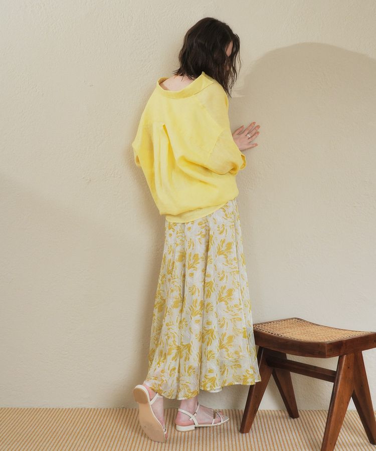 YECCA VECCA「3wayフレンチリネンシャツ」|シャツ・ブラウス|