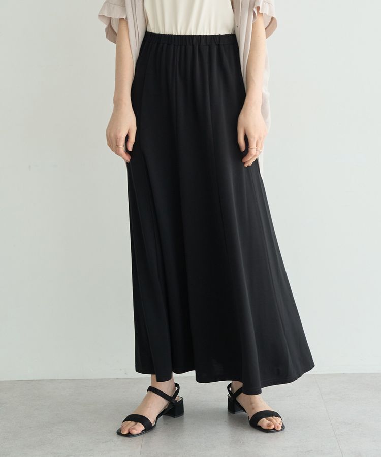 YECCA VECCA「【接触冷感】カットマーメイドスカート」|スカート|Black