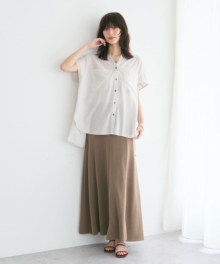 YECCA VECCA「【接触冷感】カットマーメイドスカート」|スカート|