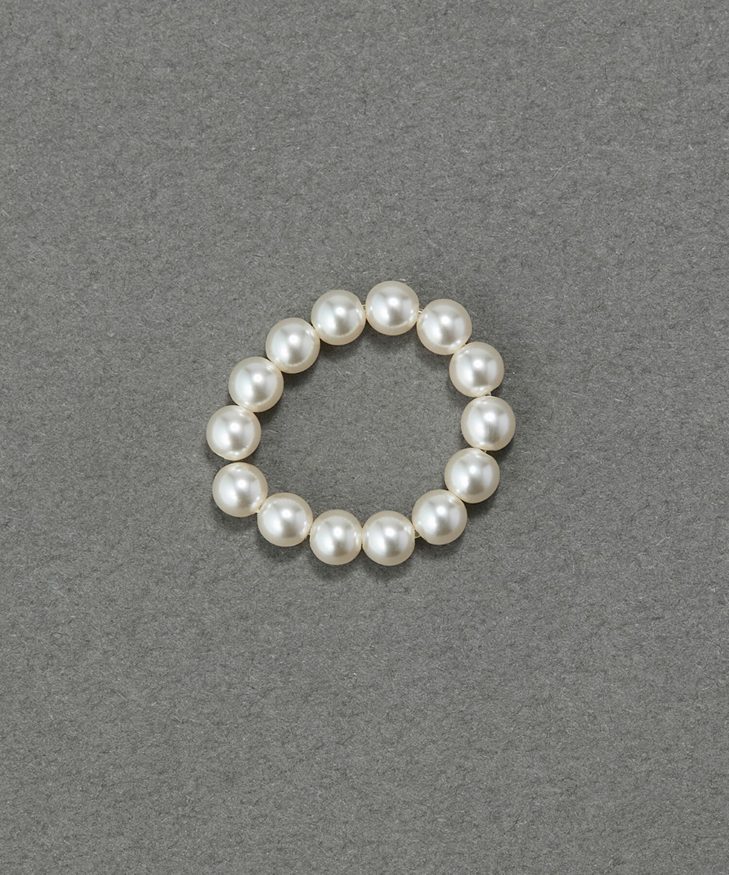 Phoebe「【伸びるリング】バブルフィットリング　パール4mm」|リング|