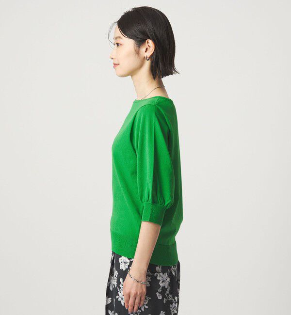 UNITED ARROWS green label relaxing「HIYOKE フォルム スリーブ プルオーバー ニット」|ニット・セーター|