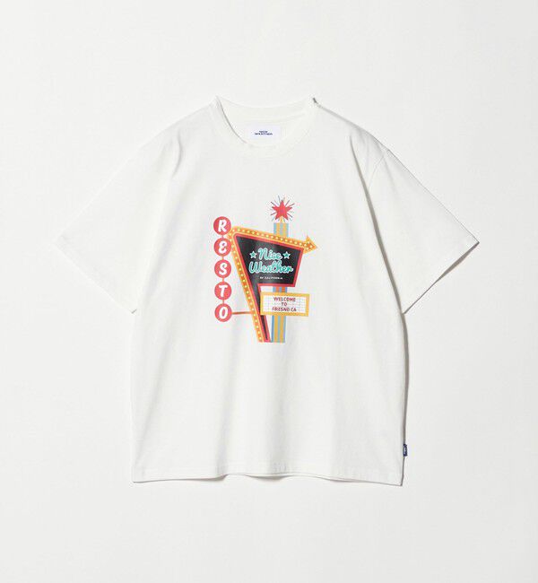 NICE WEATHER「＜NICE WEATHER＞FRESNOプリント Tシャツ」|Tシャツ・カットソー|