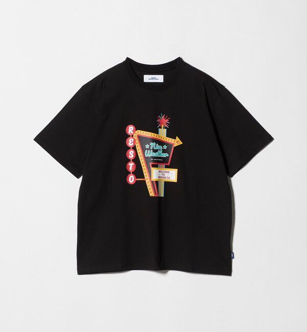 NICE WEATHER「＜NICE WEATHER＞FRESNOプリント Tシャツ」|Tシャツ・カットソー|