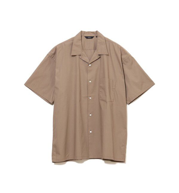 BEAMS「ブロード オープンカラー シャツ【リラックスフィット】」|シャツ・ブラウス|