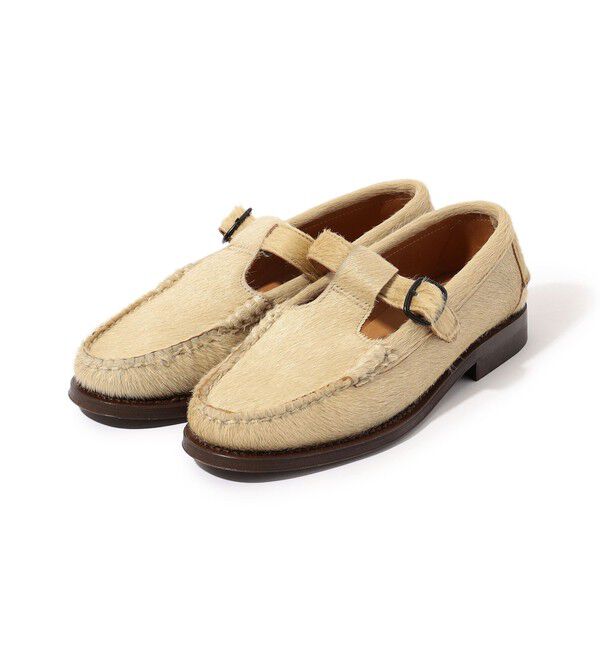 TOMORROWLAND GOODS「HEREU ALBER CALF HAIR ローファー」|その他|42 ライトベージュ系