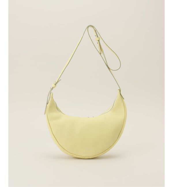  「【blancle/ ブランクレ】S.LETHER 2WAY MOON BAG limited」|ショルダー・メッセンジャー|イエロー A