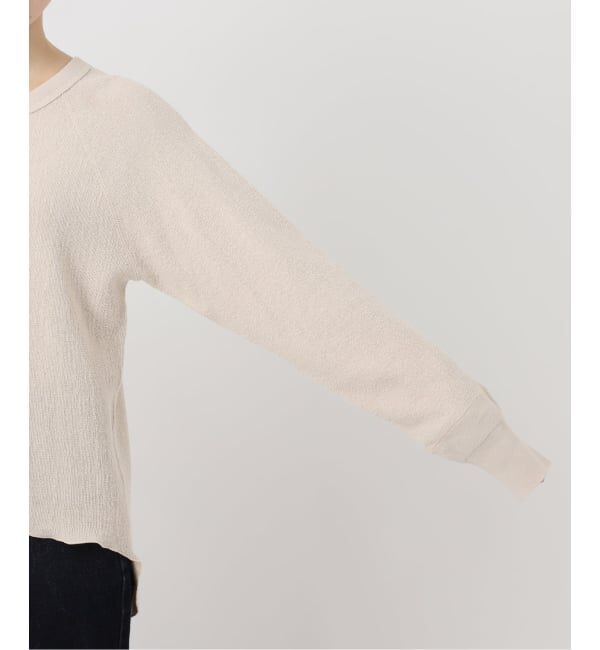 SLOBE IENA「《WEB限定/追加2》Wフェイスジャージヘンリープルオーバー」|Tシャツ・カットソー|