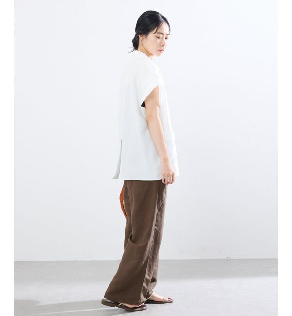 IENA「ウォッシャブル リネンレーヨンイージーパンツ」|その他|