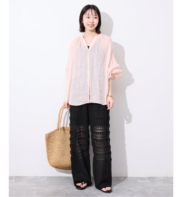 SLOBE IENA「《シリーズあり》レース編みニットパンツ」|その他|