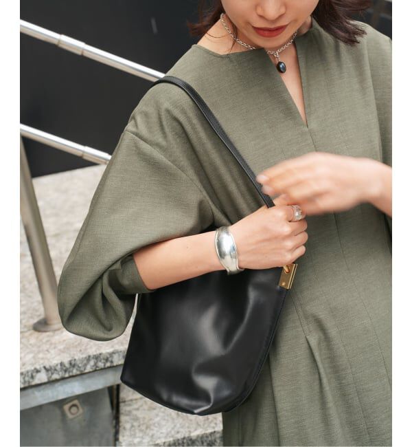 VERMEIL par iena「《一部WEB限定》FLAXASA jewel ox ウエストシェイプワンピース」|ワンピース|
