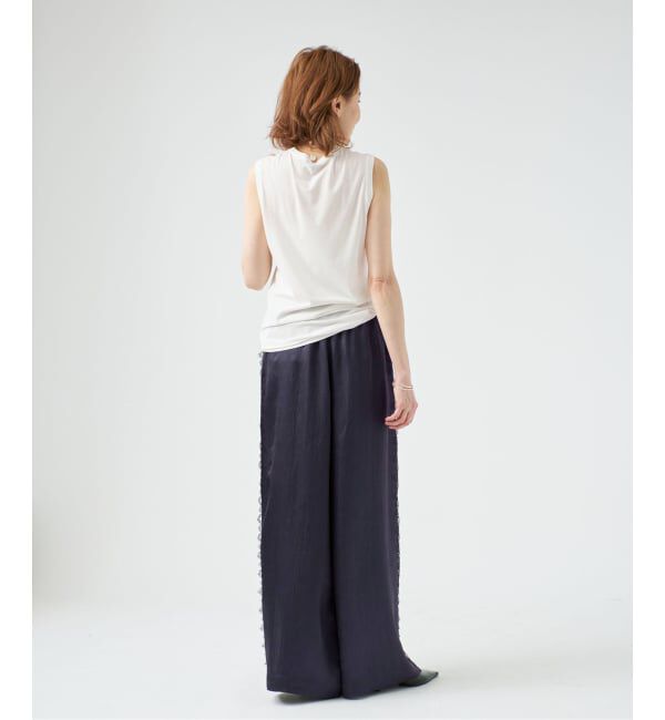 VERMEIL par iena「Side Lace リラックスパンツ」|その他|