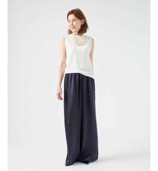 VERMEIL par iena「Side Lace リラックスパンツ」|その他|