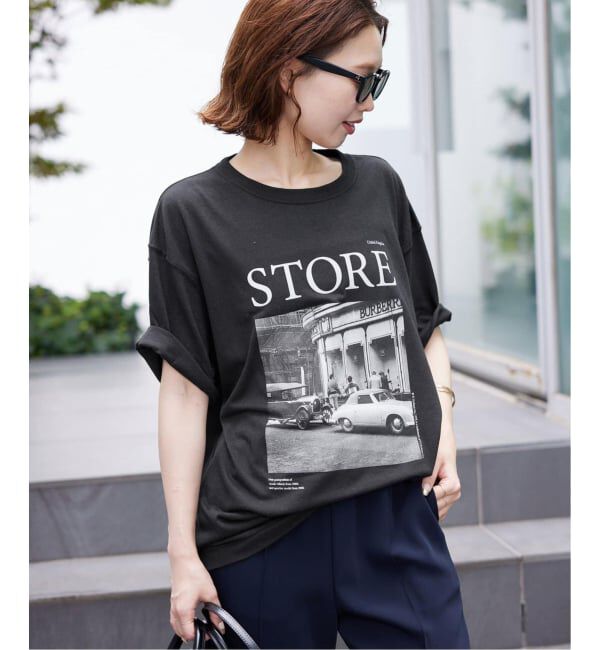 SLOBE IENA「《WEB限定/追加2予約》LIFEフォトルーズTEE」|Tシャツ・カットソー|