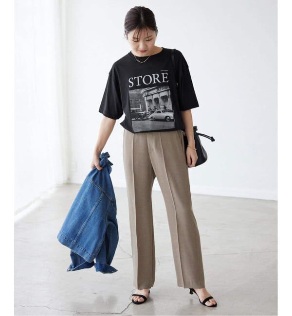 SLOBE IENA「《WEB限定/追加2予約》LIFEフォトルーズTEE」|Tシャツ・カットソー|