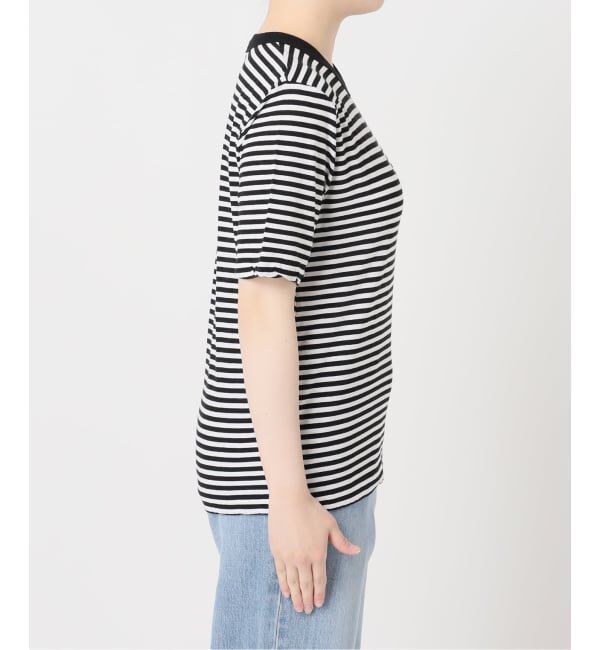 IENA「《WEB限定追加予約》ATON/エイトン FRESCA SINGLE JERSEY Tシャツ」|Tシャツ・カットソー|