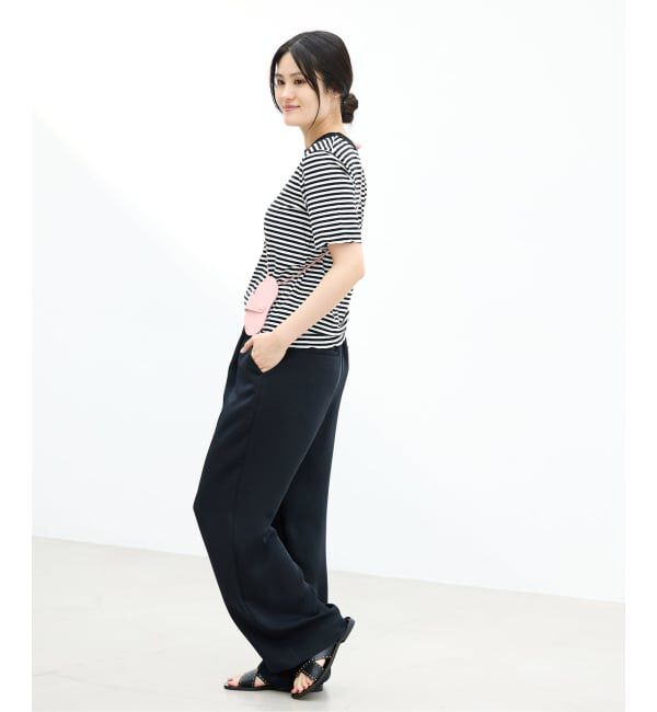 IENA「《WEB限定追加予約》ATON/エイトン FRESCA SINGLE JERSEY Tシャツ」|Tシャツ・カットソー|