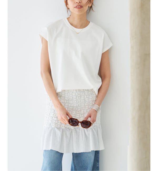 IENA「《追加9/新色あり》ラウンドテールプルオーバー」|Tシャツ・カットソー|