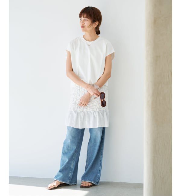 IENA「《追加9/新色あり》ラウンドテールプルオーバー」|Tシャツ・カットソー|