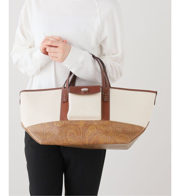 FRAMeWORK「AVACATION/アヴァケーション LAND MUSTARD PAISLEY」|トートバッグ|