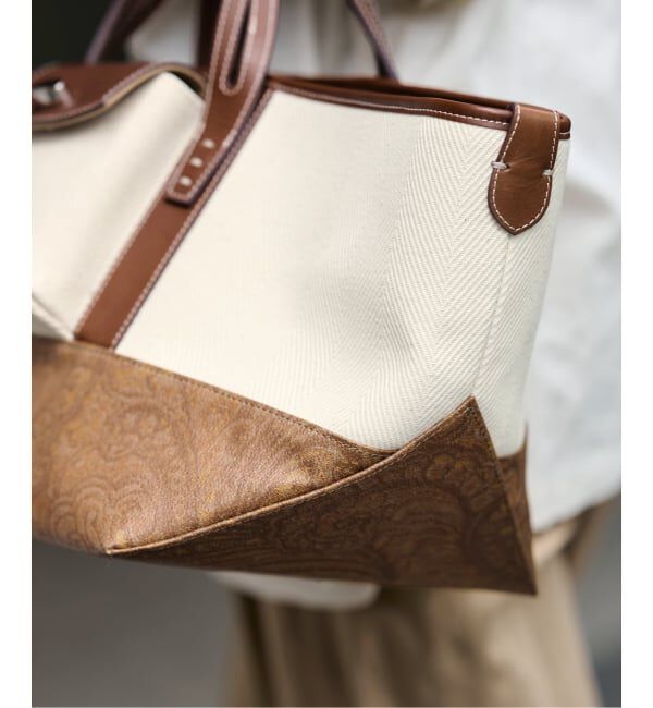 FRAMeWORK「AVACATION/アヴァケーション LAND MUSTARD PAISLEY」|トートバッグ|