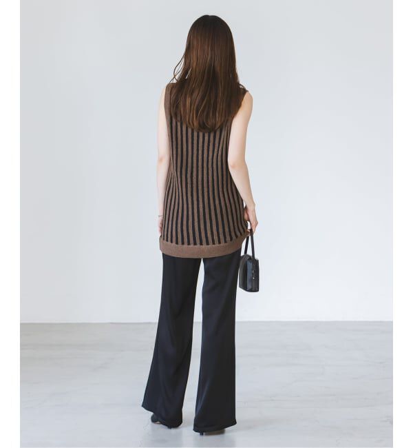 NOBLE「《NOBLE別注カラー》PROVOKE/プロヴォーク loopyarn stripe vest」|ベスト・ジレ|