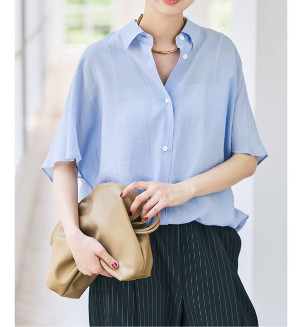 Spick and Span「エアリークロスドルマンシャツ」|シャツ・ブラウス|