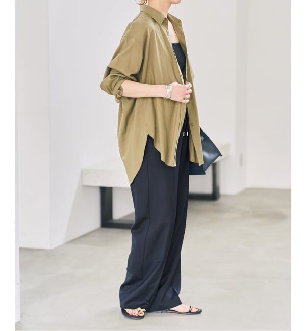 Spick and Span「《予約》ソフトタッチイージースラックスパンツ」|スラックス|