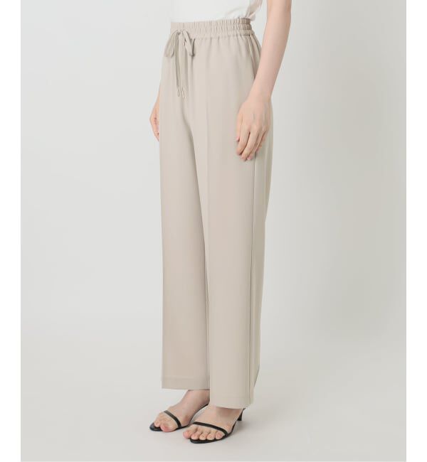Spick and Span「《予約》ソフトタッチイージースラックスパンツ」|スラックス|