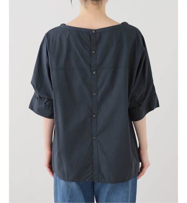 Spick and Span「スタンドカラーバックボタンブラウス」|シャツ・ブラウス|