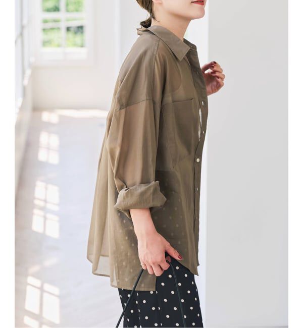 Spick and Span「ラミーライクボイルシャツ」|シャツ・ブラウス|