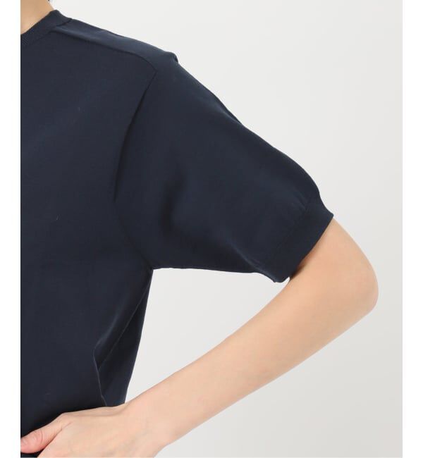 Spick and Span「《WEB限定 / 追加》18G CO/PE ハーフスリーブプルオーバー」|ニット・セーター|