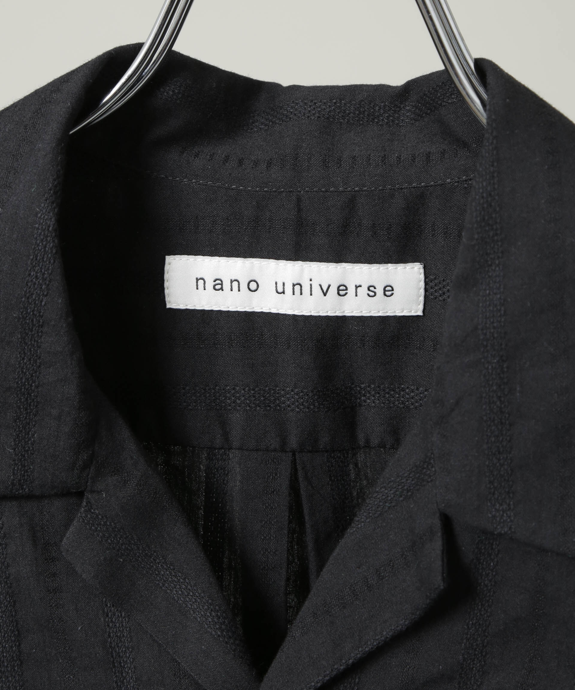 nano･universe「ジャガードストライプシャツ」|シャツ・ブラウス|