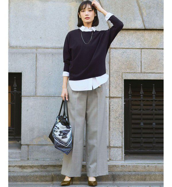 23区「【見上愛さん着用/VERY・FUDGE掲載】CANCLINI シャーティング ベーシックシャツ」|シャツ・ブラウス|