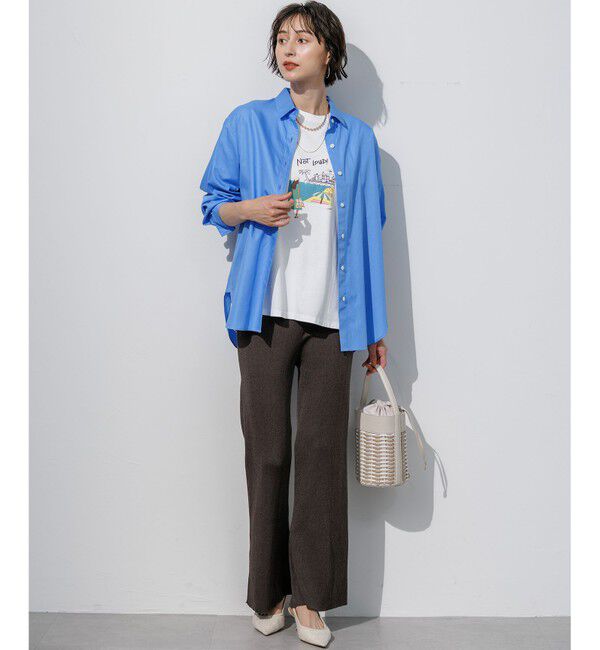 23区「Lauren Rolwing コラボ グラフィックプリント リラクシー Tシャツ」|Tシャツ・カットソー|