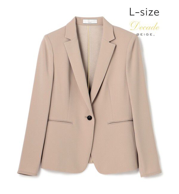 BEIGE,「【Lsize・セットアップ対応】CINDY / テーラードジャケット」|テーラードジャケット|Taupe
