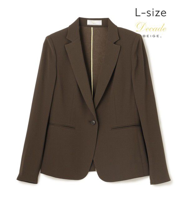 BEIGE,「【Lsize・セットアップ対応】CINDY / テーラードジャケット」|テーラードジャケット|Brown