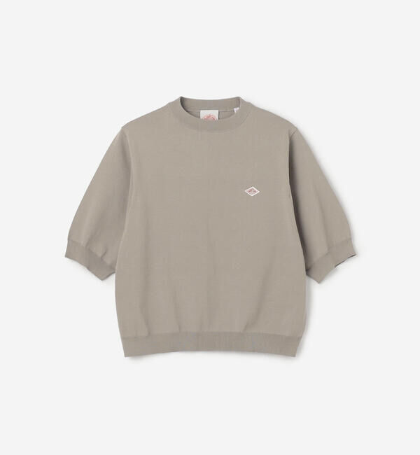 DANTON「DANTON | 半袖クルーネックニット WOMEN」|ニット・セーター|