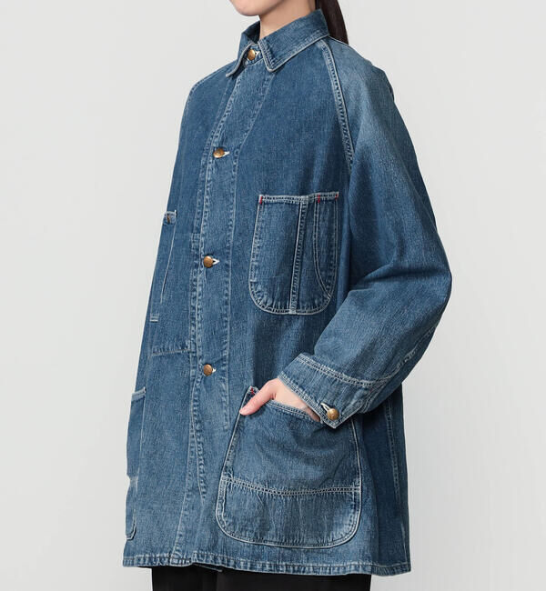  「orSlow | LOOSE FIT DENIM COVERALL WOMEN」|テーラードジャケット|